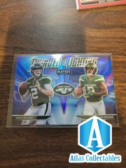 2021 Thunder And Lighting Zach Wilson/ Elijah Moore TL-18 Rookie Blue